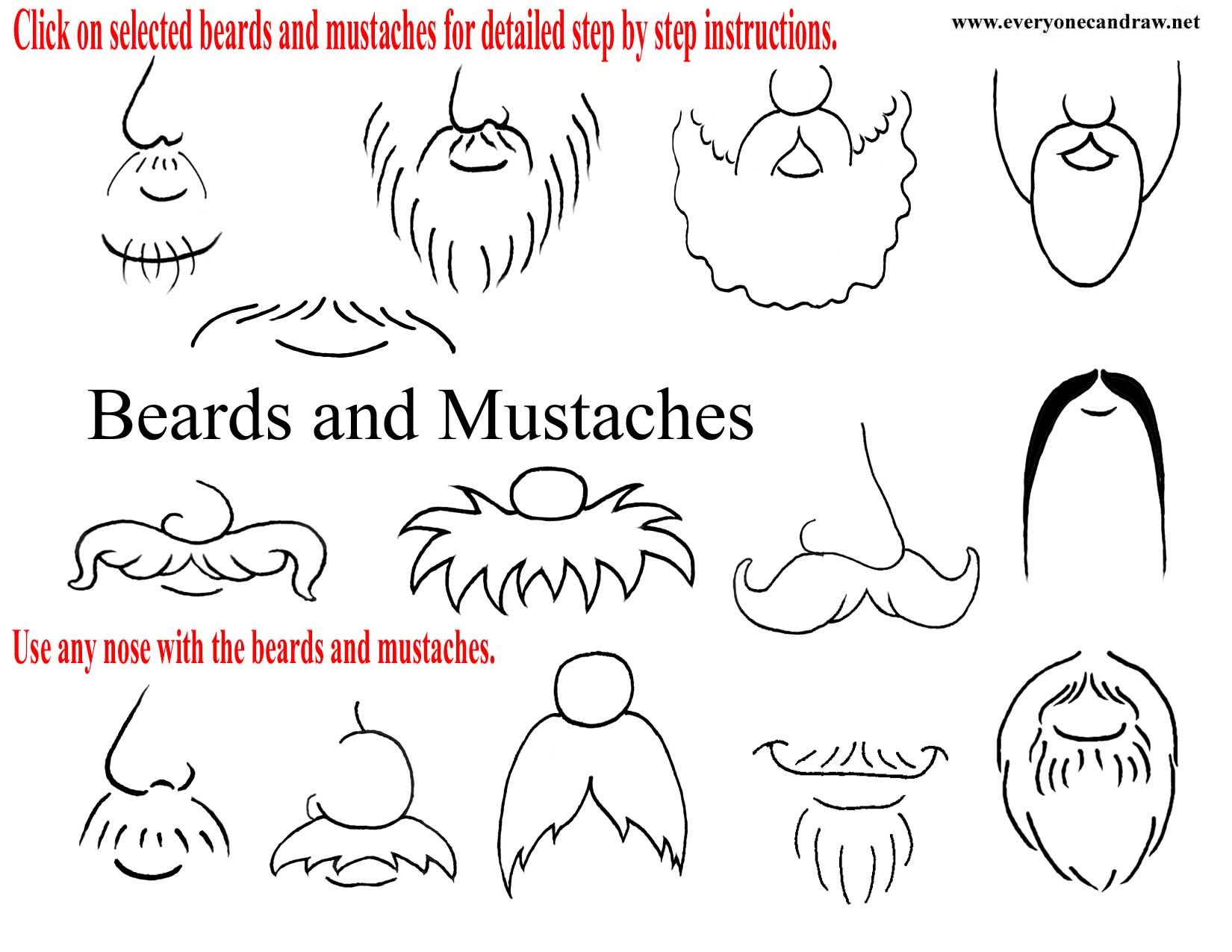 secondary mouths and beards